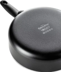 GreenPan Cambridge Hapjespan Met Deksel 28cm - Zwart - Inductie - PFAS-vrij -Pot Kortingswinkel 1020x1200