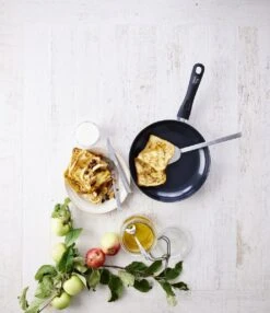 GreenChef Diamond Koekenpannenset Ø 20cm + Ø 28cm - Zwart - Inductie - PFAS-vrij -Pot Kortingswinkel 1038x1200 2