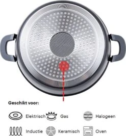 Cheffinger 28cm Lage Kookpot / Braadpan - CF-SC28 -Pot Kortingswinkel 1110x1200