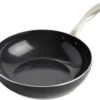 GreenPan Wokpan - Royal Black - ø 28 Cm - Keramische Anti-aanbaklaag -Pot Kortingswinkel 1200x1011
