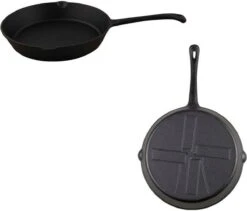 The Windmill Koekenpan Skillet Maxi 26 Cm Gietijzer Zwart -Pot Kortingswinkel 1200x1026