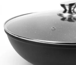 Swiss Pro+ - Marmeren Wokpan - Ø 30 Cm - Geschikt Voor Alle Warmtebronnen -Pot Kortingswinkel 1200x1038