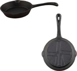 The Windmill Koekenpan Skillet Maxi 26 Cm Gietijzer Zwart -Pot Kortingswinkel 1200x1112 2