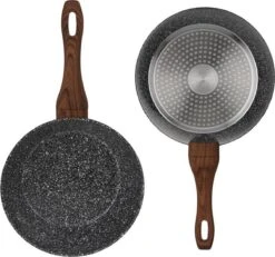 Edënbërg Stonetec Line - Wokpan Keramisch - 24 Cm - 3-laags Anti-aanbaklaag! -Pot Kortingswinkel 1200x1124