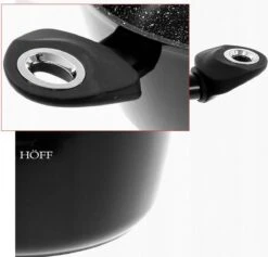 Pannenset - Kookpan - Inductie - 15 Delig Marmeren Coating - Zwart 9 Pannenset - Kookpan - Inductie - 15 Delig Marmeren Coating - Zwart -Pot Kortingswinkel 1200x1152 1