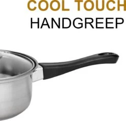 KitchenPrince 12-Delige Pannenset RVS - Pottenset - Kookpannen - Koekenpan - Steelpan - Bakpan - PFAS-Vrij - Pannenset - Pannenset Inductie - Antiaanbaklaag - Koekenpannenset -Pot Kortingswinkel 1200x1153 2