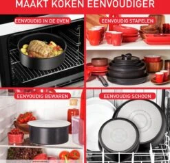 Tefal Ingenio Unlimited Pannenset - Koekenpannen Ø24 En 28 Cm + Handgreep -Pot Kortingswinkel 1200x1158 2