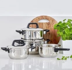 Gero Erik Kookpannenset - 4-delig - RVS - Inductie -Pot Kortingswinkel 1200x1167 1
