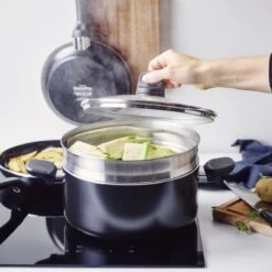 GreenPan Memphis Pannenset - 20-delig - Zwart - Inductie - PFAS-vrij 15 GreenPan Memphis Pannenset - 20-delig - Zwart - Inductie - PFAS-vrij -Pot Kortingswinkel 1200x1200 120