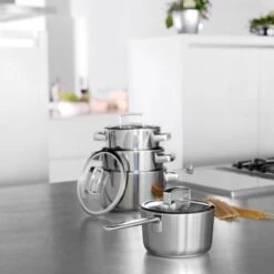 BK Conical Deluxe Kookpannenset - 5 Delig - RVS 22 BK Conical Deluxe Kookpannenset - 5 Delig - RVS -Pot Kortingswinkel 1200x1200 17