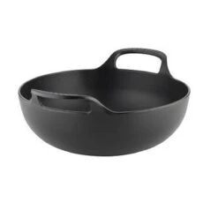 Le Creuset Wokpan / Balti Dish - Mat Zwart - ø 24 Cm / 2.7 Liter - Geëmailleerde Anti-aanbaklaag -Pot Kortingswinkel 1200x1200 202