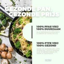 ISENVI Avon Keramische Wok Met Deksel 36 CM - Ergo Greep 12 ISENVI Avon Keramische Wok Met Deksel 36 CM - Ergo Greep -Pot Kortingswinkel 1200x1200 203