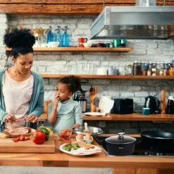 BIKO - Smile Pannen 8 Delige Pannenset - Braadpan - Zwart -Pot Kortingswinkel 1200x1200 24