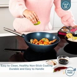 Westinghouse Performance Series - Wokpan Inductie - 28cm Luxe Wok Met Deksel - Blauw - Geschikt Voor Alle Warmtebronnen 15 Westinghouse Performance Series - Wokpan Inductie - 28cm Luxe Wok Met Deksel - Blauw - Geschikt Voor Alle Warmtebronnen -Pot Kortingswinkel 1200x1200 258