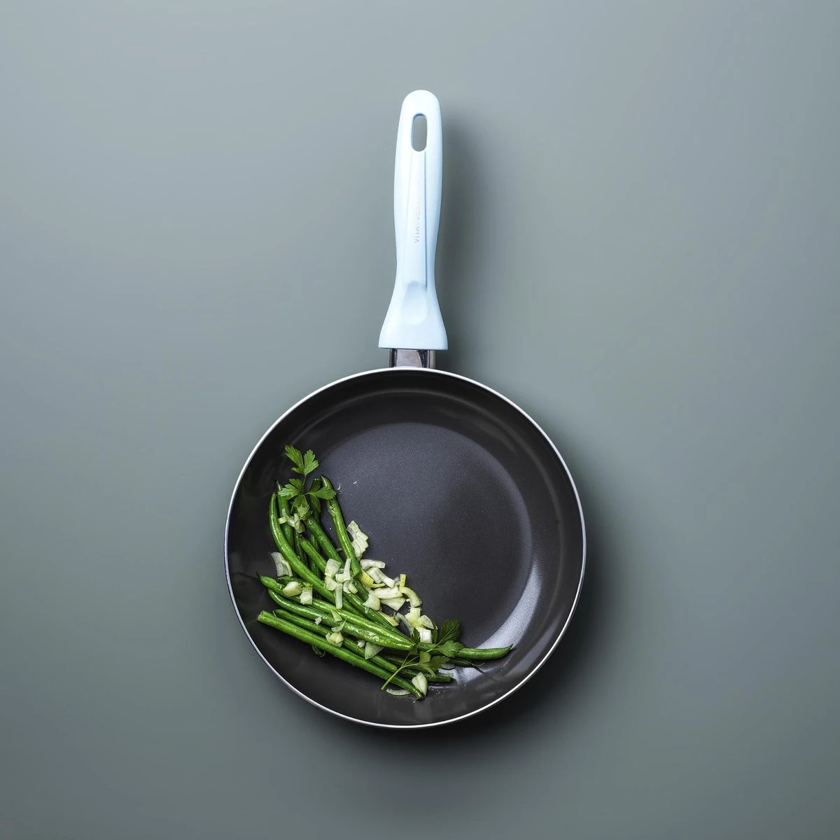 VitaVerde Expert Koekenpannenset Ø 20cm + Ø 24cm + Ø 28cm - Lichtblauw - Inductie - PFAS-vrij 4 VitaVerde Expert Koekenpannenset Ø 20cm + Ø 24cm + Ø 28cm - Lichtblauw - Inductie - PFAS-vrij - Afbeelding 2