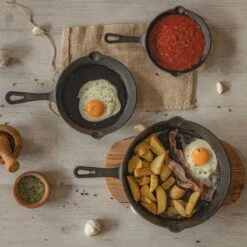 Blackwell Koekenpannenset - Gietijzer - ø 16, 20 En 25 Cm - Zonder Anti-aanbaklaag -Pot Kortingswinkel 1200x1200 425