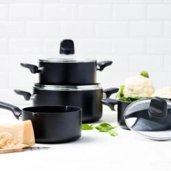 GreenPan Memphis Pannenset - 4-delig - Zwart - Inductie - PFAS-vrij -Pot Kortingswinkel 1200x1200 54