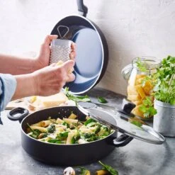 Greenpan Torino Keramische Hapjespan - 28 Cm - Met Glazen Deksel -Pot Kortingswinkel 1200x1200 543