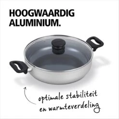 BRABANTIA INDU+ Hapjespan - Keramische Antiaanbaklaag - Met Deksel - Ø 28 Cm - Inductie - Pfas Vrij 13 BRABANTIA INDU+ Hapjespan - Keramische Antiaanbaklaag - Met Deksel - Ø 28 Cm - Inductie - Pfas Vrij -Pot Kortingswinkel 1200x1200 587