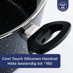 Westinghouse Hapjespan Inductie - Ø 32 Cm - Zwart Marmer - Met Deksel 13 Westinghouse Hapjespan Inductie - Ø 32 Cm - Zwart Marmer - Met Deksel -Pot Kortingswinkel 1200x1200 598