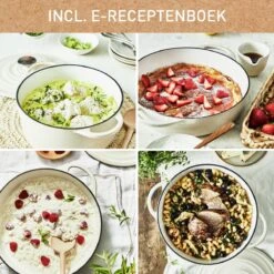 Tefal LOV Lage Braadpan - 3.8L - Ø28 Cm - Beige -Pot Kortingswinkel 1200x1200 650