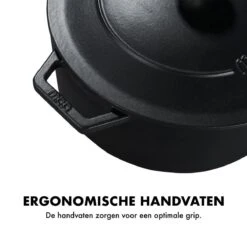 MOA Gietijzeren Braadpan - Inhoud 5,7 Liter - 26CM - Rond - Alle Warmtebronnen - Ook Voor Inductie - Gewicht 5,8 Kg - Zwart - C26B 12 MOA Gietijzeren Braadpan - Inhoud 5,7 Liter - 26CM - Rond - Alle Warmtebronnen - Ook Voor Inductie - Gewicht 5,8 Kg - Zwart - C26B -Pot Kortingswinkel 1200x1200 667