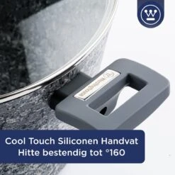 Westinghouse Kookpan/Braadpan Inductie - Ø 28 Cm - Grijs Graniet - Met Deksel - PFOA Vrij -Pot Kortingswinkel 1200x1200 68