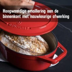 Daumonet Bocuse Rouge Gietijzeren Braadpan - Sudderpan Kersen Rood - Ovaal - Ø 29 Cm - 3 Liter - PFAS & PFOA Vrij - Emaille - Geschikt Voor Alle Warmtebronnen - Elektrisch - Gas - Halogeen - Inductie - Keramisch - Vaatwasserbestendig 20 Daumonet Bocuse Rouge Gietijzeren Braadpan - Sudderpan Kersen Rood - Ovaal - Ø 29 Cm - 3 Liter - PFAS & PFOA Vrij - Emaille - Geschikt Voor Alle Warmtebronnen - Elektrisch - Gas - Halogeen - Inductie - Keramisch - Vaatwasserbestendig -Pot Kortingswinkel 1200x1200 688