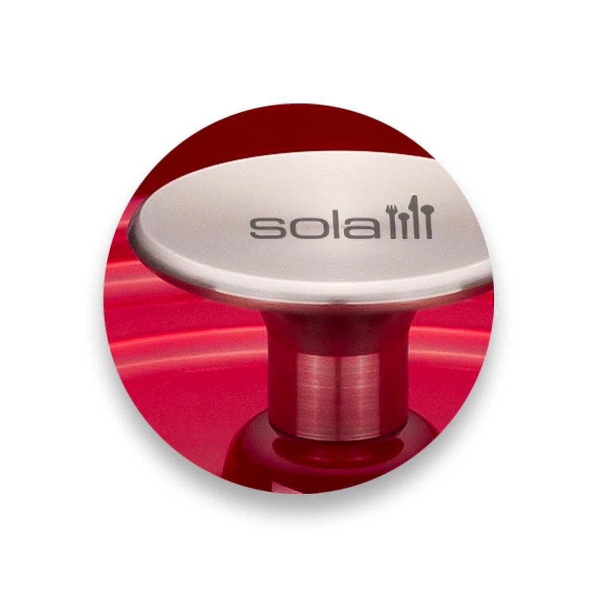 Sola - Braadpan Cm Oranje/rood Gietijzer 7 Sola - Braadpan Cm Oranje/rood Gietijzer - Afbeelding 5