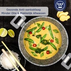 Westinghouse Kookpan/Braadpan Inductie - Ø 28 Cm - Grijs Graniet - Met Deksel - PFOA Vrij -Pot Kortingswinkel 1200x1200 70