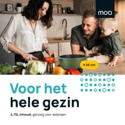 MOA Gietijzeren Braadpan - Inhoud 4,75 Liter - 26CM - Rond - Alle Warmtebronnen - Ook Voor Inductie - Gewicht 5,8 Kg - Olijfgroen - MC26OG 18 MOA Gietijzeren Braadpan - Inhoud 4,75 Liter - 26CM - Rond - Alle Warmtebronnen - Ook Voor Inductie - Gewicht 5,8 Kg - Olijfgroen - MC26OG -Pot Kortingswinkel 1200x1200 734