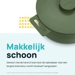 MOA Gietijzeren Braadpan - Inhoud 4,75 Liter - 26CM - Rond - Alle Warmtebronnen - Ook Voor Inductie - Gewicht 5,8 Kg - Olijfgroen - MC26OG 20 MOA Gietijzeren Braadpan - Inhoud 4,75 Liter - 26CM - Rond - Alle Warmtebronnen - Ook Voor Inductie - Gewicht 5,8 Kg - Olijfgroen - MC26OG -Pot Kortingswinkel 1200x1200 736