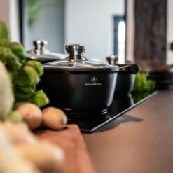 Herenthal Inductie Pannenset - Luxe 10-delige Koekenpanset - Voor Alle Warmtebronnen - Met Glazen Deksels En Koudgrepen - Zwart 18 Herenthal Inductie Pannenset - Luxe 10-delige Koekenpanset - Voor Alle Warmtebronnen - Met Glazen Deksels En Koudgrepen - Zwart -Pot Kortingswinkel 1200x1200 94