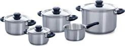BK Karaat+ Pannenset - 5-delig - RVS – Geschikt Voor Alle Warmtebronnen -Pot Kortingswinkel 1200x445