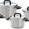 BK Flow Cool Pannenset - 4-delig – RVS Deksels - Veilig Afgietsysteem - Geschikt Voor Alle Warmtebronnen -Pot Kortingswinkel 1200x495