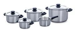 BK Karaat+ Pannenset - 5-delig - RVS – Geschikt Voor Alle Warmtebronnen -Pot Kortingswinkel 1200x579