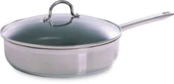 BK Allround Hapjespan Ø 28 Cm - Met Glazen Deksel - Inductie - PFAS-vrij -Pot Kortingswinkel 1200x583 2