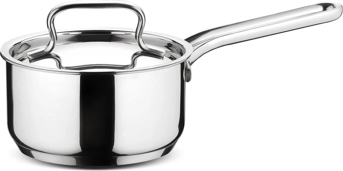 Lagostina Sfisiosa Acciaio SFIZIOSA ACCIAIO 10-delig (hoge Kookpan 22 Cm + Kookpan 18/22 Cm + Hapjespan 24 Cm + Steelpan 14 Cm + Melkpot 12 Cm + Deksels 14/18/22/24 Cm) 4 Lagostina Sfisiosa Acciaio SFIZIOSA ACCIAIO 10-delig (hoge Kookpan 22 Cm + Kookpan 18/22 Cm + Hapjespan 24 Cm + Steelpan 14 Cm + Melkpot 12 Cm + Deksels 14/18/22/24 Cm) - Afbeelding 2