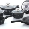 Herenthal Inductie Pannenset - Luxe 10-delige Koekenpanset - Voor Alle Warmtebronnen - Met Glazen Deksels En Koudgrepen - Zwart 2 Herenthal Inductie Pannenset - Luxe 10-delige Koekenpanset - Voor Alle Warmtebronnen - Met Glazen Deksels En Koudgrepen - Zwart -Pot Kortingswinkel 1200x613