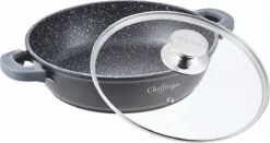 Cheffinger 28cm Lage Kookpot / Braadpan - CF-SC28 -Pot Kortingswinkel 1200x637 6