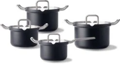 BK Q-linair Master Black Kookpannenset - 4-delig - Veilig Afgietsysteem - Inductie 25 BK Q-linair Master Black Kookpannenset - 4-delig - Veilig Afgietsysteem - Inductie -Pot Kortingswinkel 1200x643