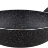 Granite Stone Wokpan - Ø 28cm– PFOA-vrij – Aluminium – Drielaag Coating – 3-laags Antiaanbaklaag – Elegant – Koken – Wokken – Gourmetten – Cadeau- Keuken – Gas – Elektrisch - Keramisch En Inductie – Wok Pan -Pot Kortingswinkel 1200x646