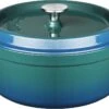 Sola Braadpan Gietijzer - Ø 24 Cm - Blauw/groen - Gietijzer - Extra Zware Bodem -Pot Kortingswinkel 1200x733