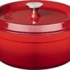 Sola Braadpan Gietijzer - Ø 20 Cm - Oranje/Rood - Gietijzer - Extra Zware Bodem -Pot Kortingswinkel 1200x735 1