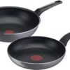 Tefal Easy Plus Pannenset - Koekenpan Ø 24 Cm + Wokpan Ø 28 Cm - Niet Geschikt Voor Inductie -Pot Kortingswinkel 1200x735