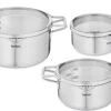 Tefal Nordica Pannenset 3 Delig - Steelpan Ø 16 Cm & Kookpan Ø 20 + Ø 24 Cm -Pot Kortingswinkel 1200x736