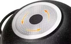 Cheffinger | Luxe Wokpan Met Deksel | 36CM | Alle Warmtebronnen | Oriental -Pot Kortingswinkel 1200x737