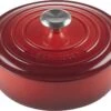Le Creuset - Gietijzeren - Lage Braadpan - 24cm - Kersenrood -Pot Kortingswinkel 1200x738 4
