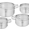 Tefal Nordica Pannenset 4 Delig - Steelpan Ø16 Cm & Kookpan Ø 18 + Ø 20 + Ø 24 Cm -Pot Kortingswinkel 1200x739