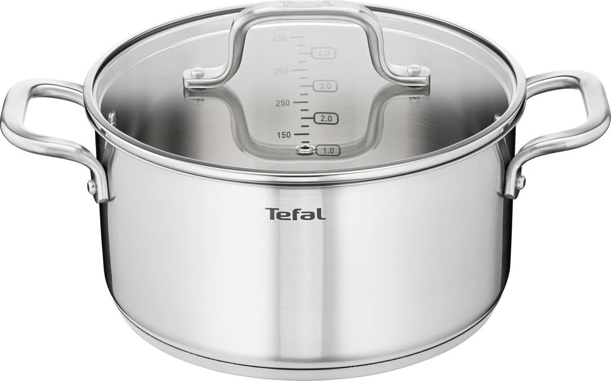 Tefal Virtuoso Pannenset 4-delig - Kookpan Ø 16/20/24 Cm + Steelpan Ø 16 Cm 4 Tefal Virtuoso Pannenset 4-delig - Kookpan Ø 16/20/24 Cm + Steelpan Ø 16 Cm - Afbeelding 2